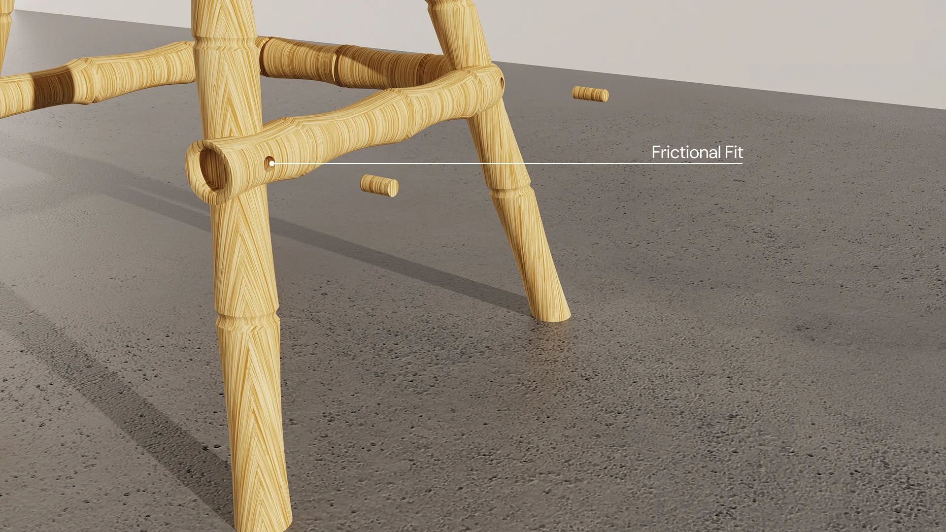 Frictional fit joinery diagram