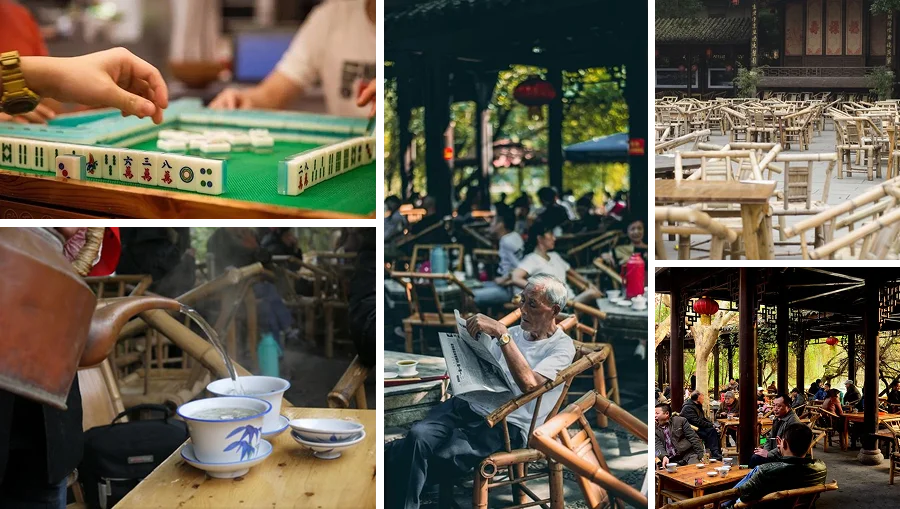 Chengdu tea house