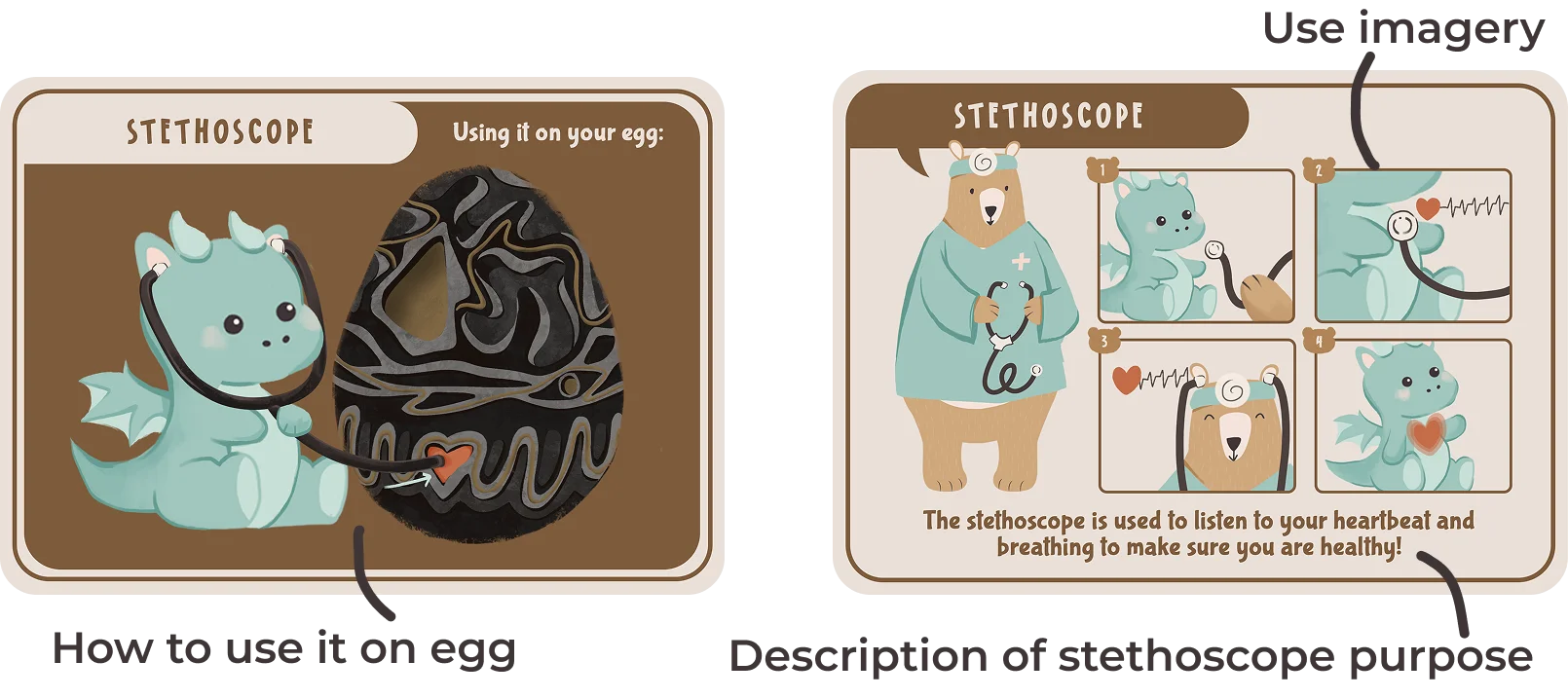 Stethoscope card