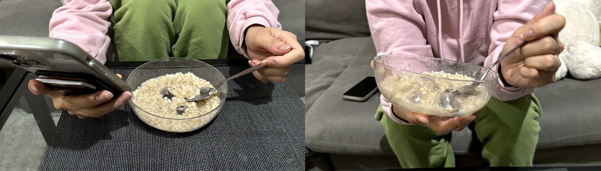 User testing photos showing Summitware in use